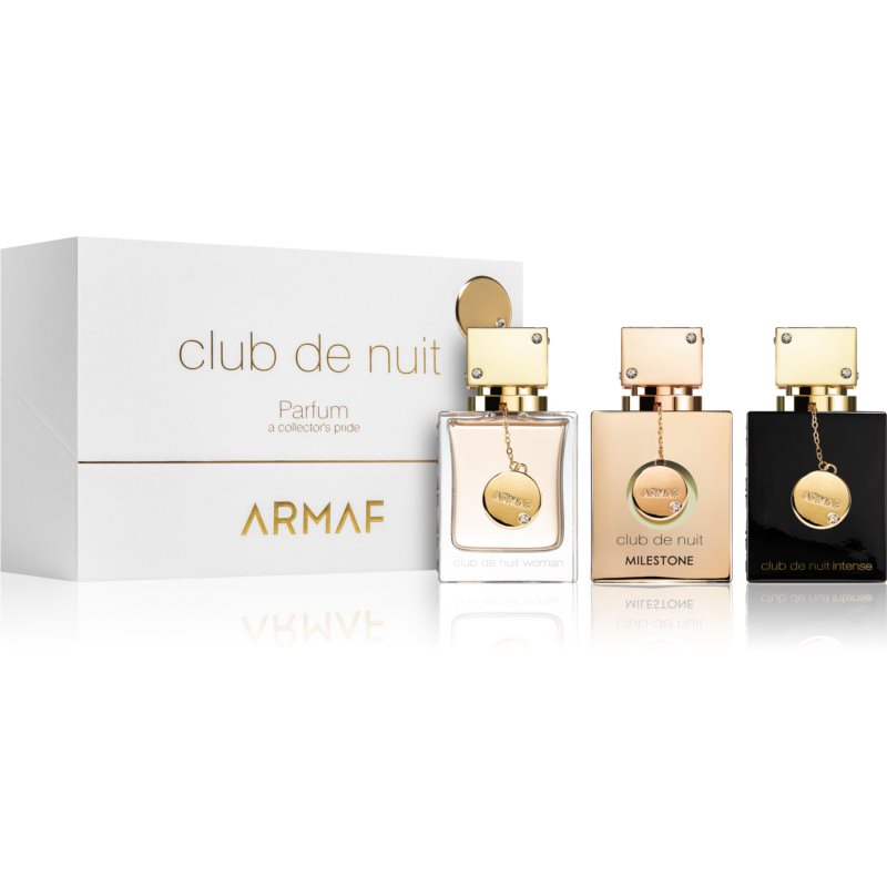 Miniaturas-Club De Nuit Collector´S Pride - Club De Nuit Intense Woman EDP 30ML + Club De Nuit Woman EDP 30ML + Club De Nuit Milestone EDP 30ML EDP Set De Dama 30ML