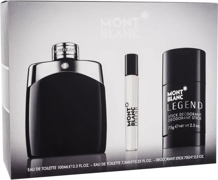 Mont Blanc Legend Gift Set For Men Eau de toilette 100 ml