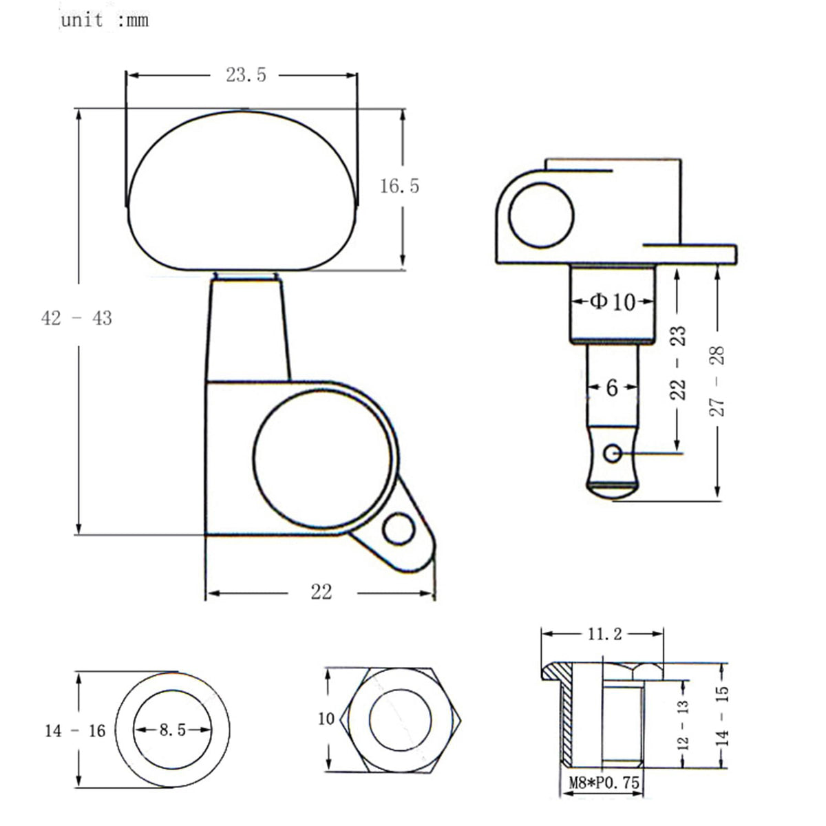 Clavijas de afinación