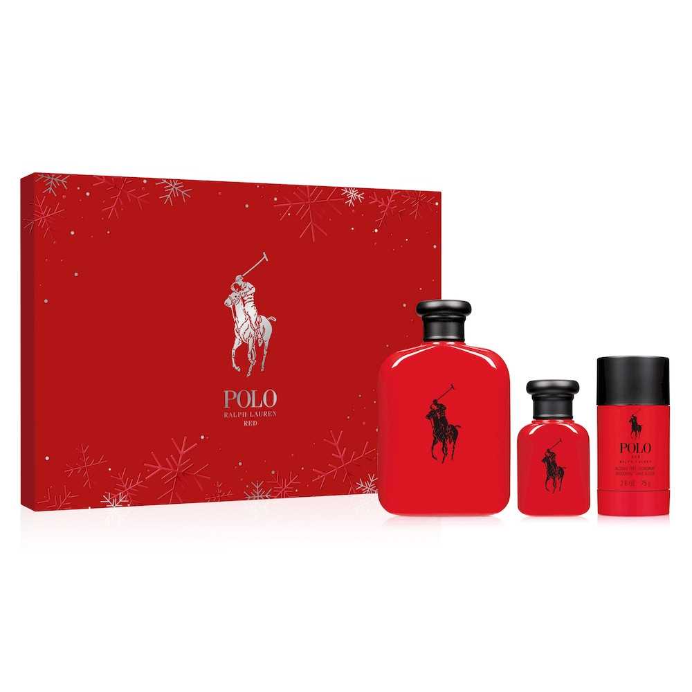 Polo Red Set 3 Pzs EDT Caballero 125ML