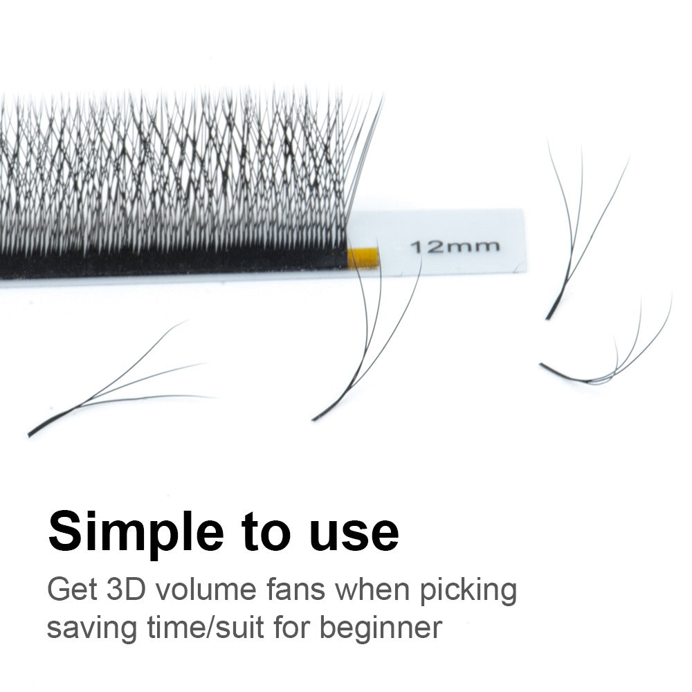 3D W shape eyelash extensiones