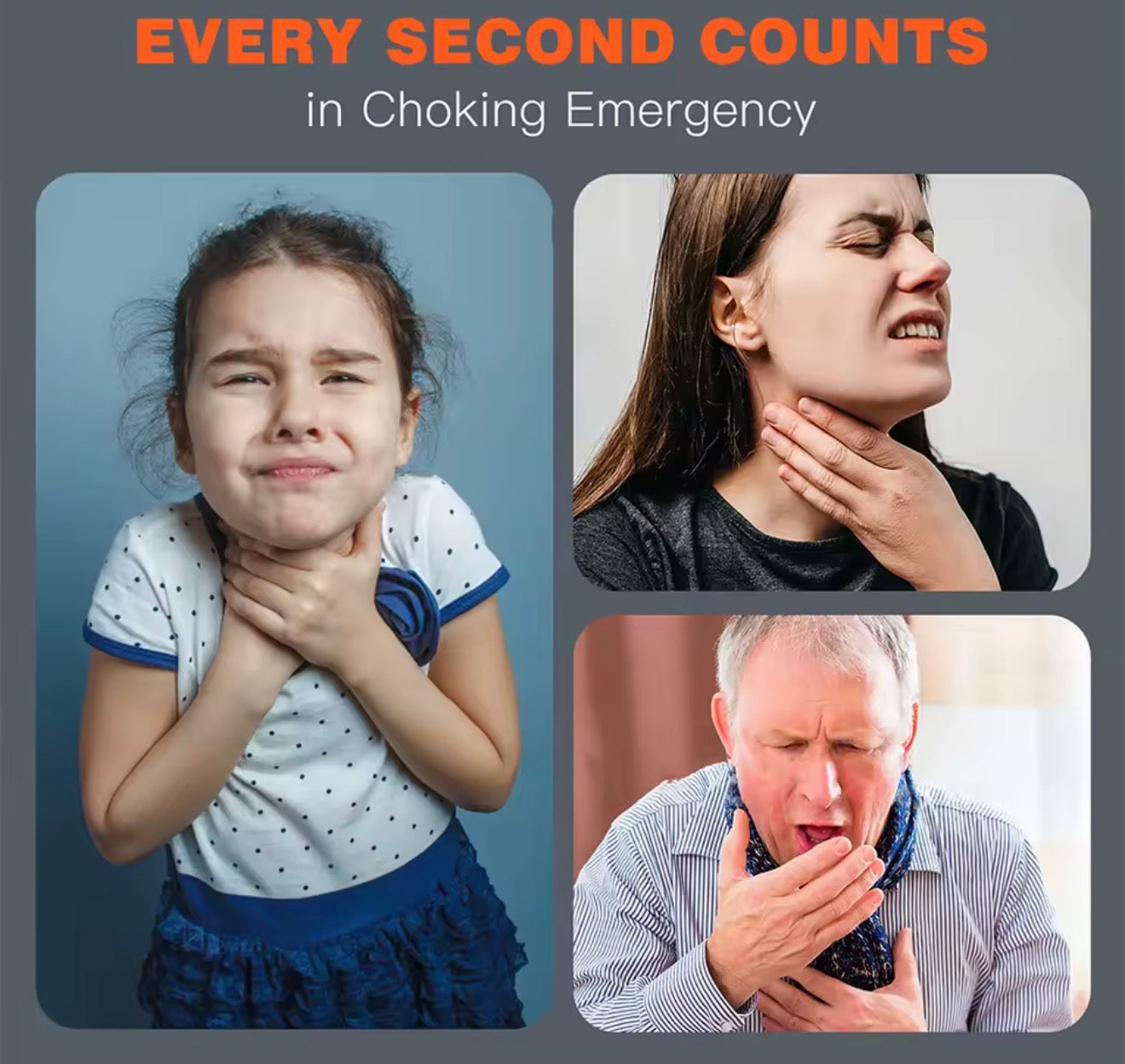 Dispositivo de rescate de asfixia de primeros auxilios automático