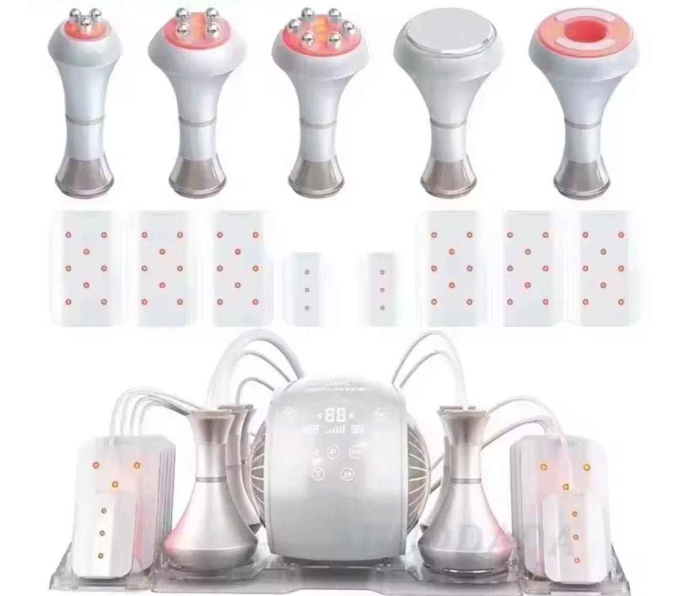 Máquina de Cavitación Ultrasónica 6 en 1 80K – Reductora, Infrarroja