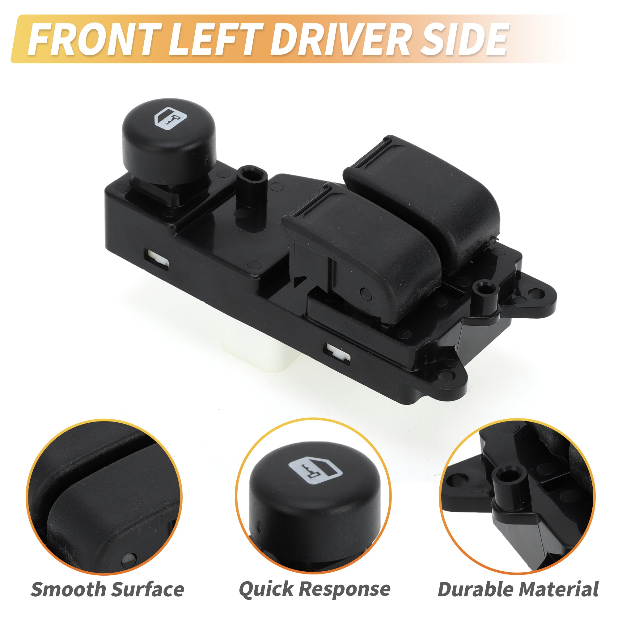 Interruptor de ventana eléctrica del lado del conductor delantero izquierdo para Suzuki Ignis 2002-2008