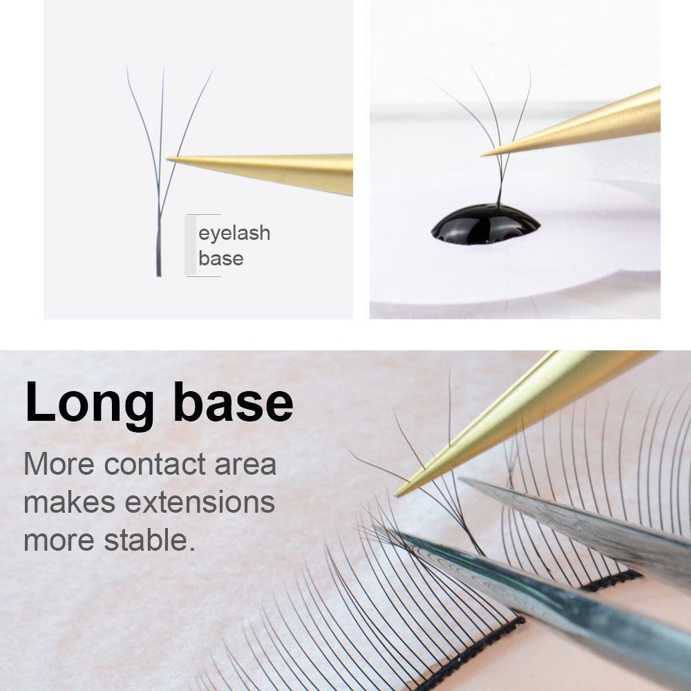 3D W shape eyelash extensiones