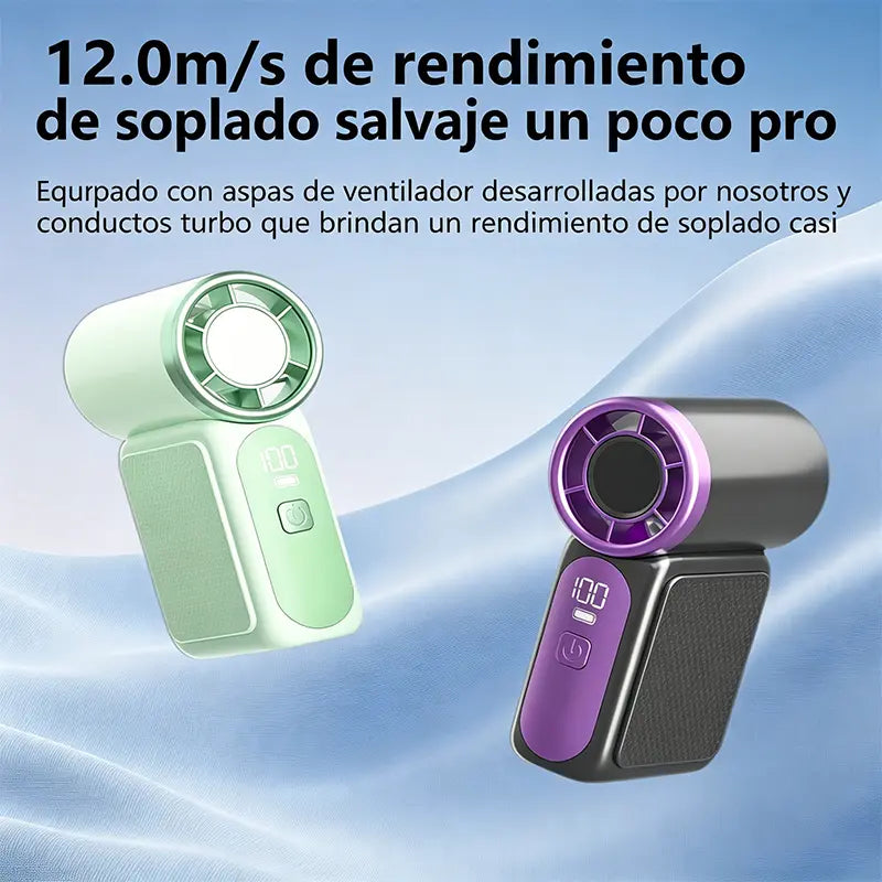 Ventilador de mano compacto y portátil