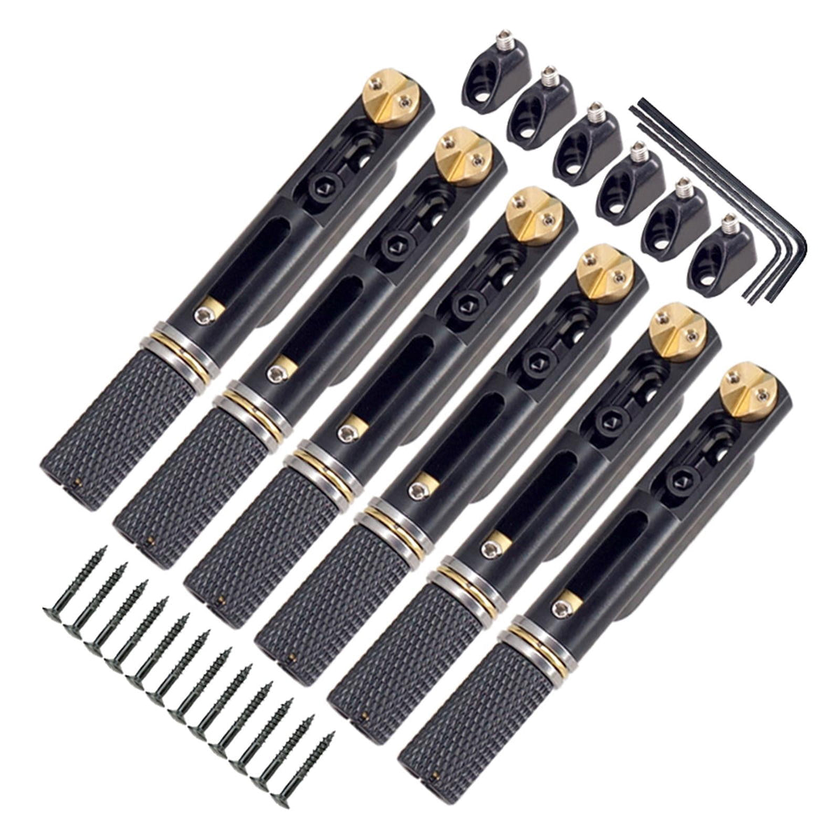 Pieza trasera de puente de guitarra
