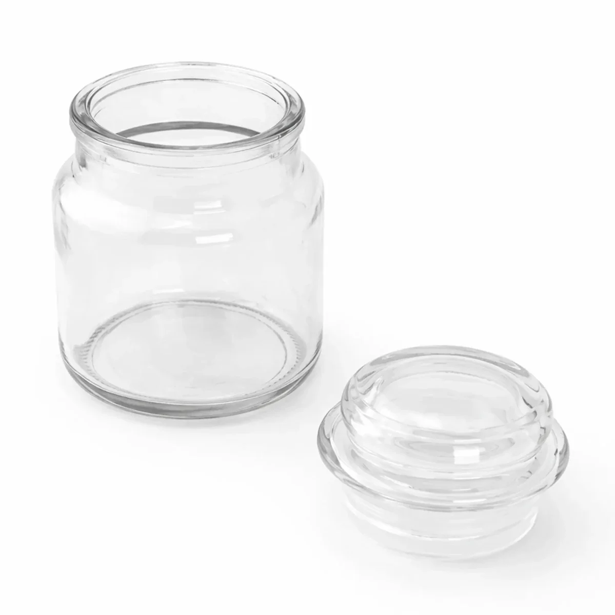 120ml – Siena Vaso Cilíndrico de Vidrio para Velas - Inspirado en Vasos de Yankee Candle ® – Frasco Transparente