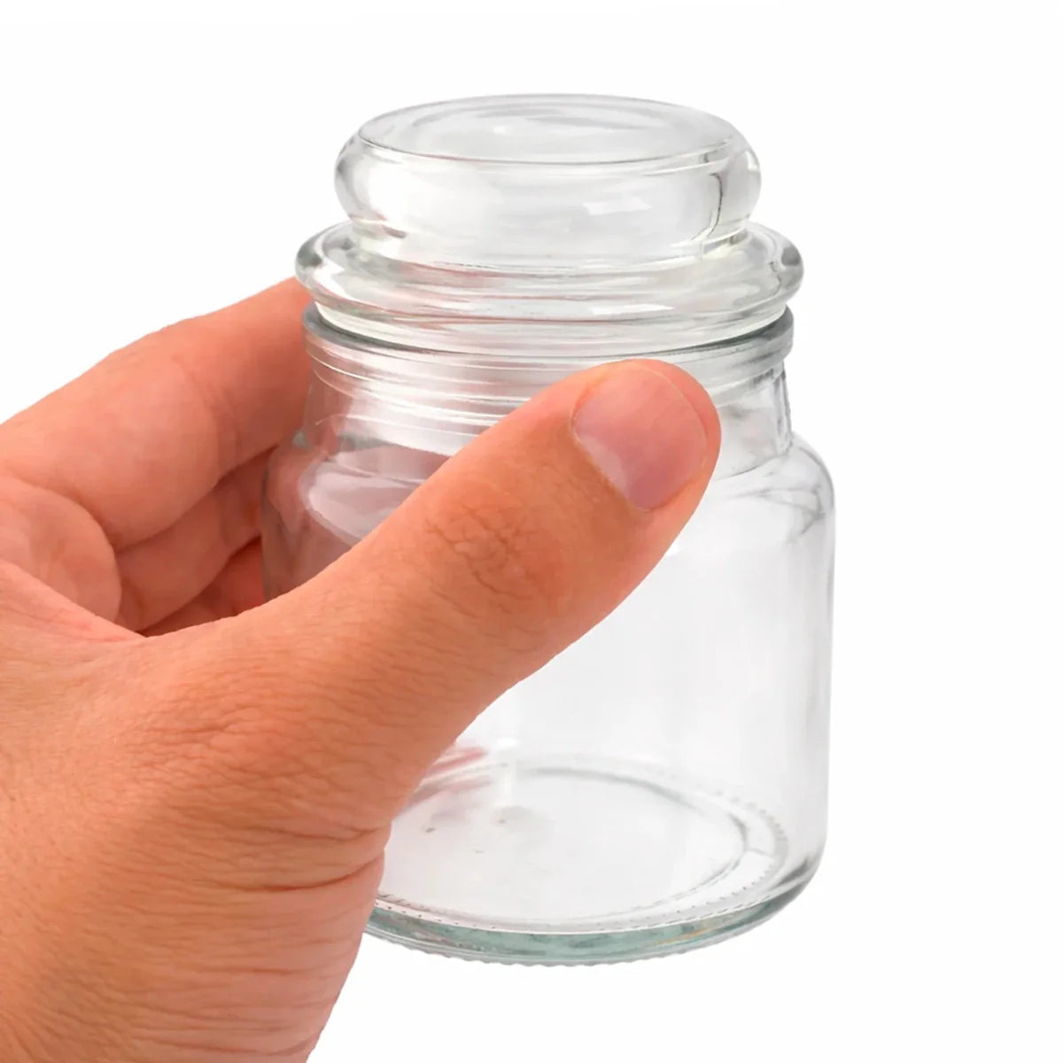 120ml – Siena Vaso Cilíndrico de Vidrio para Velas - Inspirado en Vasos de Yankee Candle ® – Frasco Transparente