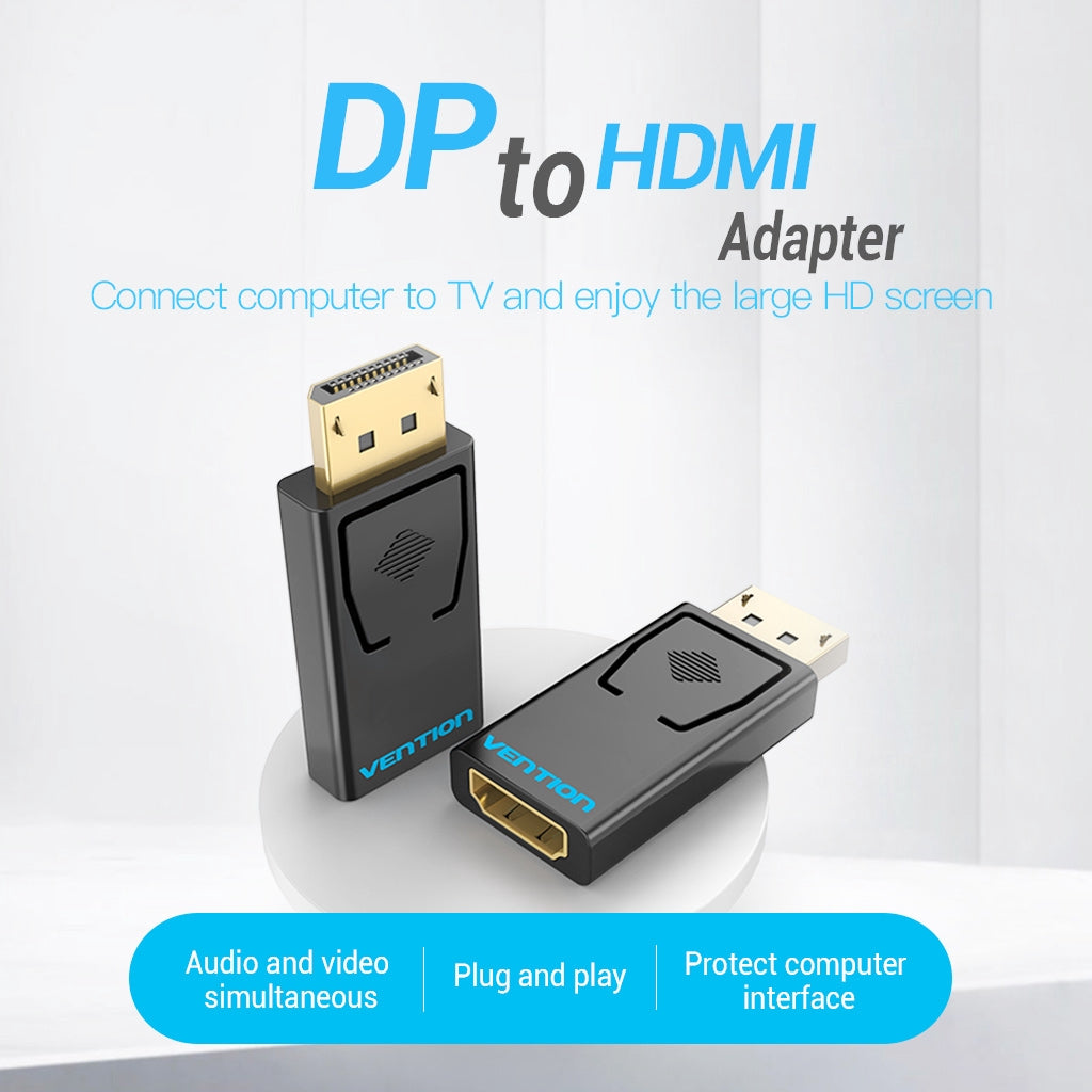 Vention DP A HDMI Adaptador 4K Macho Hembra Video Audio