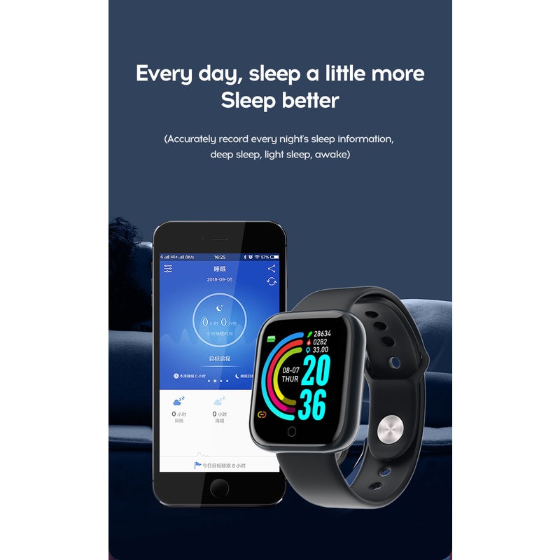 Y68 Reloj Inteligente