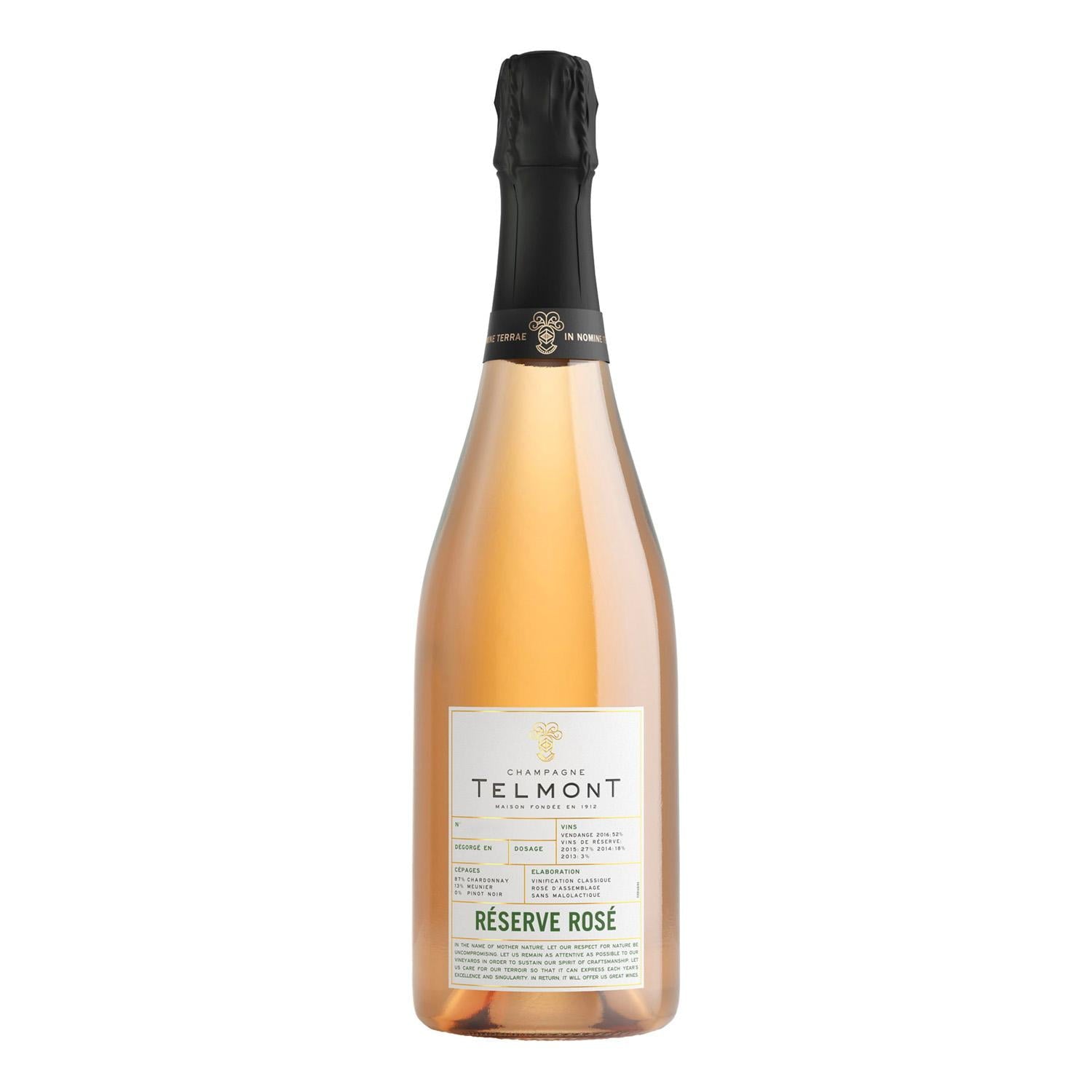 Pack de 6 Champagne Telmont Rose 750 ml