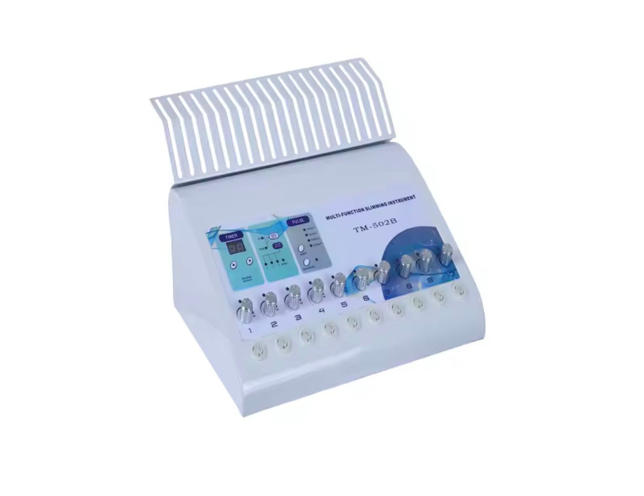 Nuevo Estimulador muscular eléctrico profesional TM502B 2 en 1