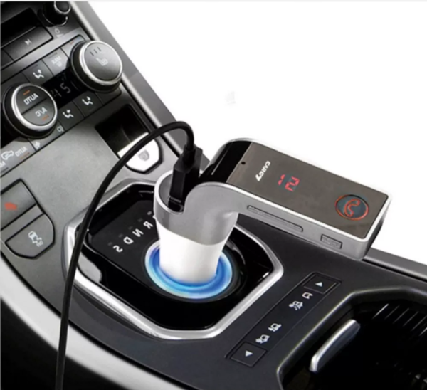 Bluetooth Transmisor Fm Auto Manos Libres Cargador Usb