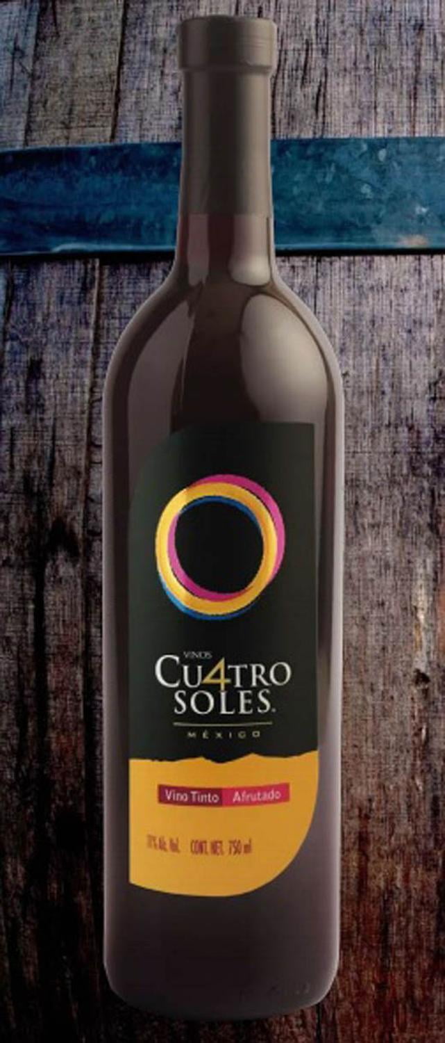 Vino Tinto Cuatro Soles Afrutado 750 ml Cuatro Soles Afrutado