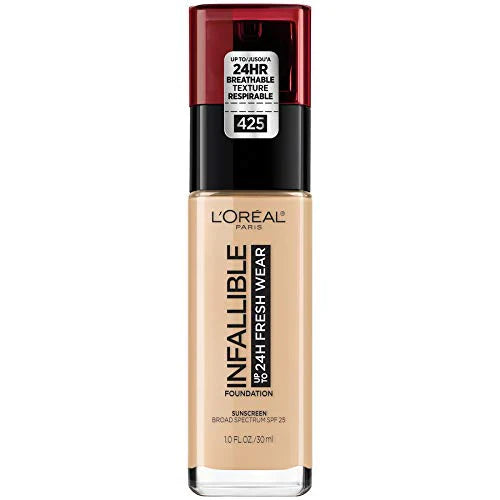 LOREAL INFALLIBLE 24H FRESH WEAR SPF 25 FOUNDATION #425 30ml