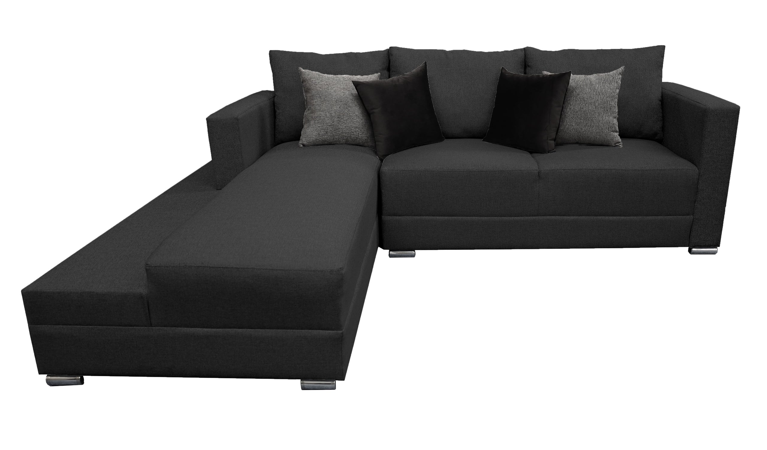 Sala esquinera El Bazar Store Aston 260x200 cm Gris Oxford Moderna en esquina