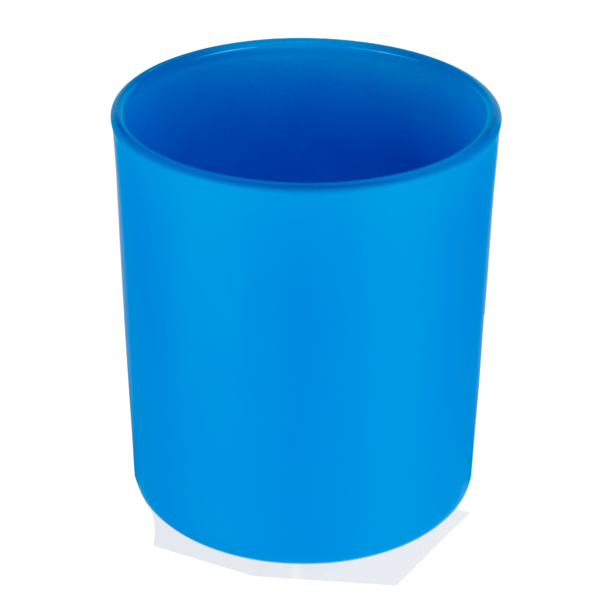 EOL - 450ml - Mónaco Vaso de vidrio para velas - Frasco Azul Mate