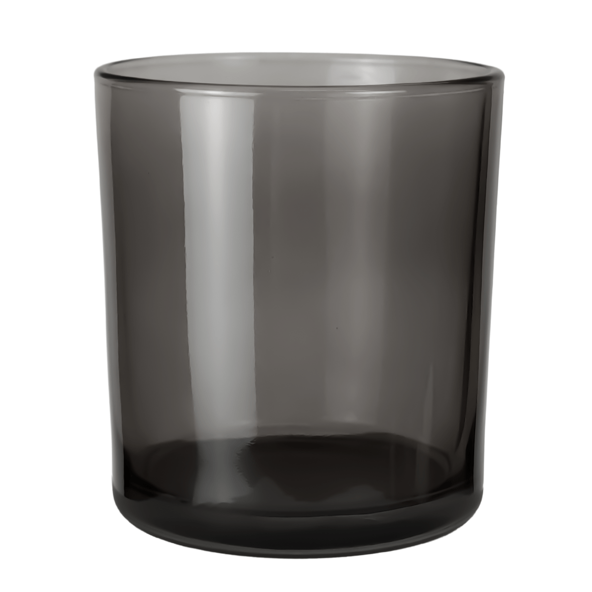 EOL - 450ml - Mónaco Vaso de vidrio para velas - Frasco Gris Transparente
