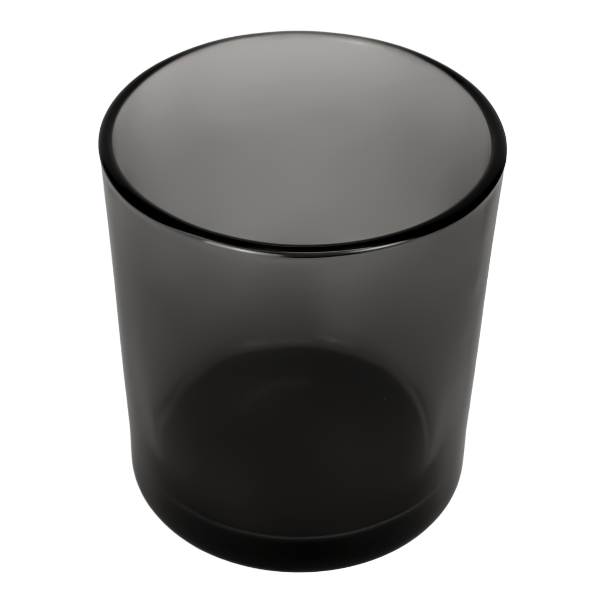 EOL - 450ml - Mónaco Vaso de vidrio para velas - Frasco Gris Transparente