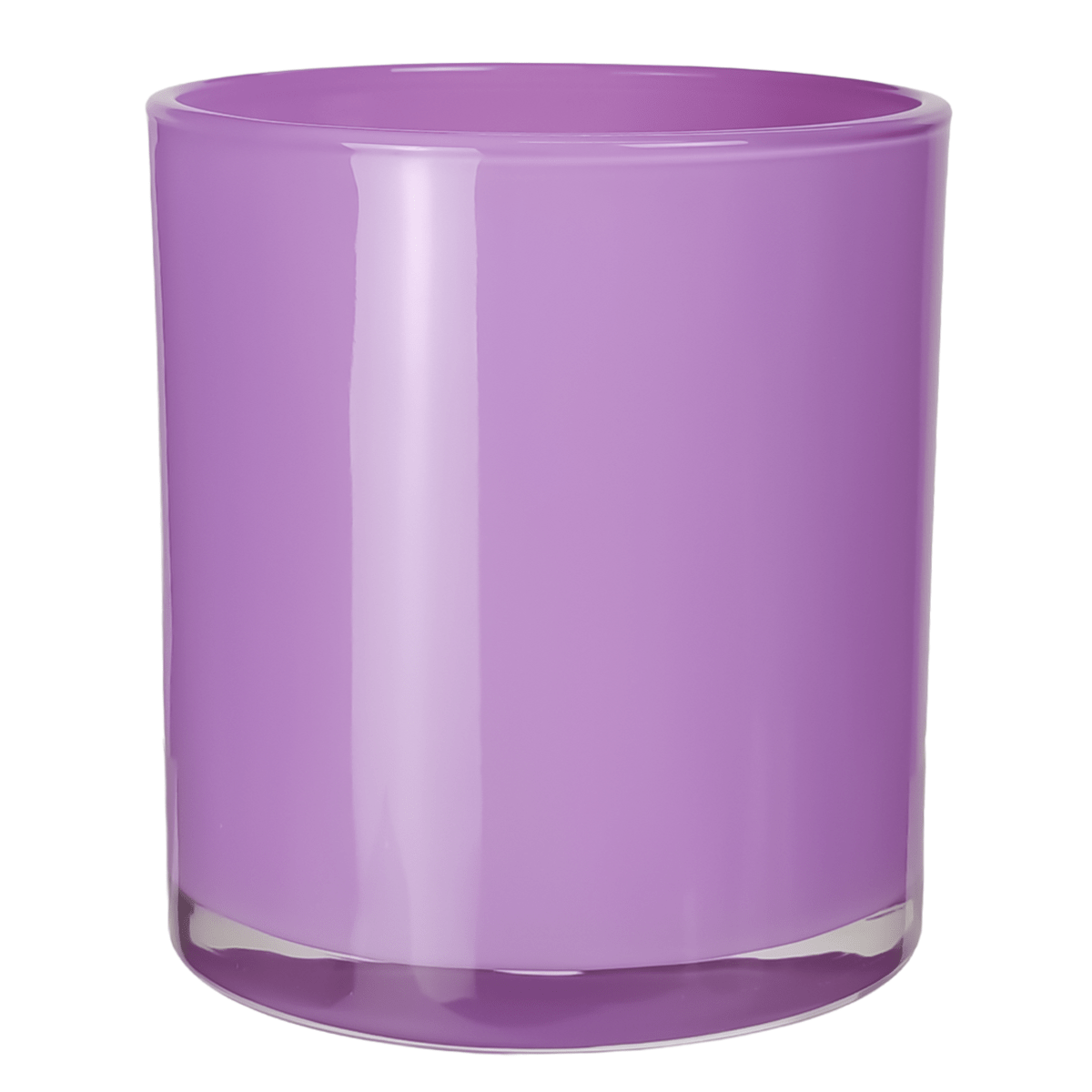 EOL - 450ml - Mónaco Vaso de vidrio para velas - Frasco Morado Brillante