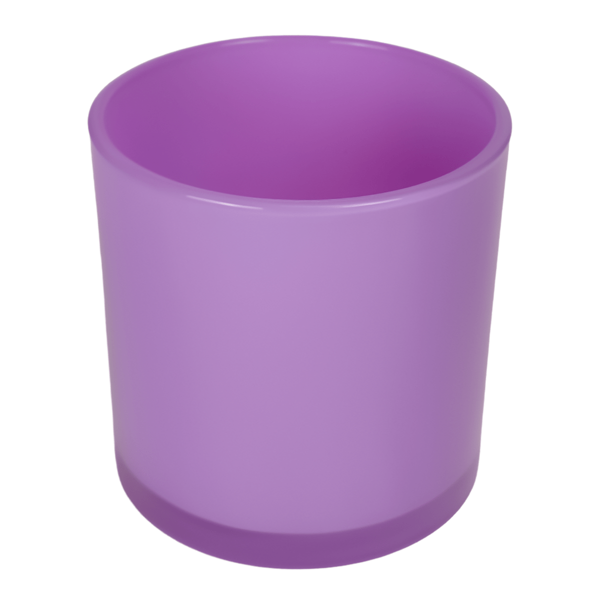 EOL - 450ml - Mónaco Vaso de vidrio para velas - Frasco Morado Brillante