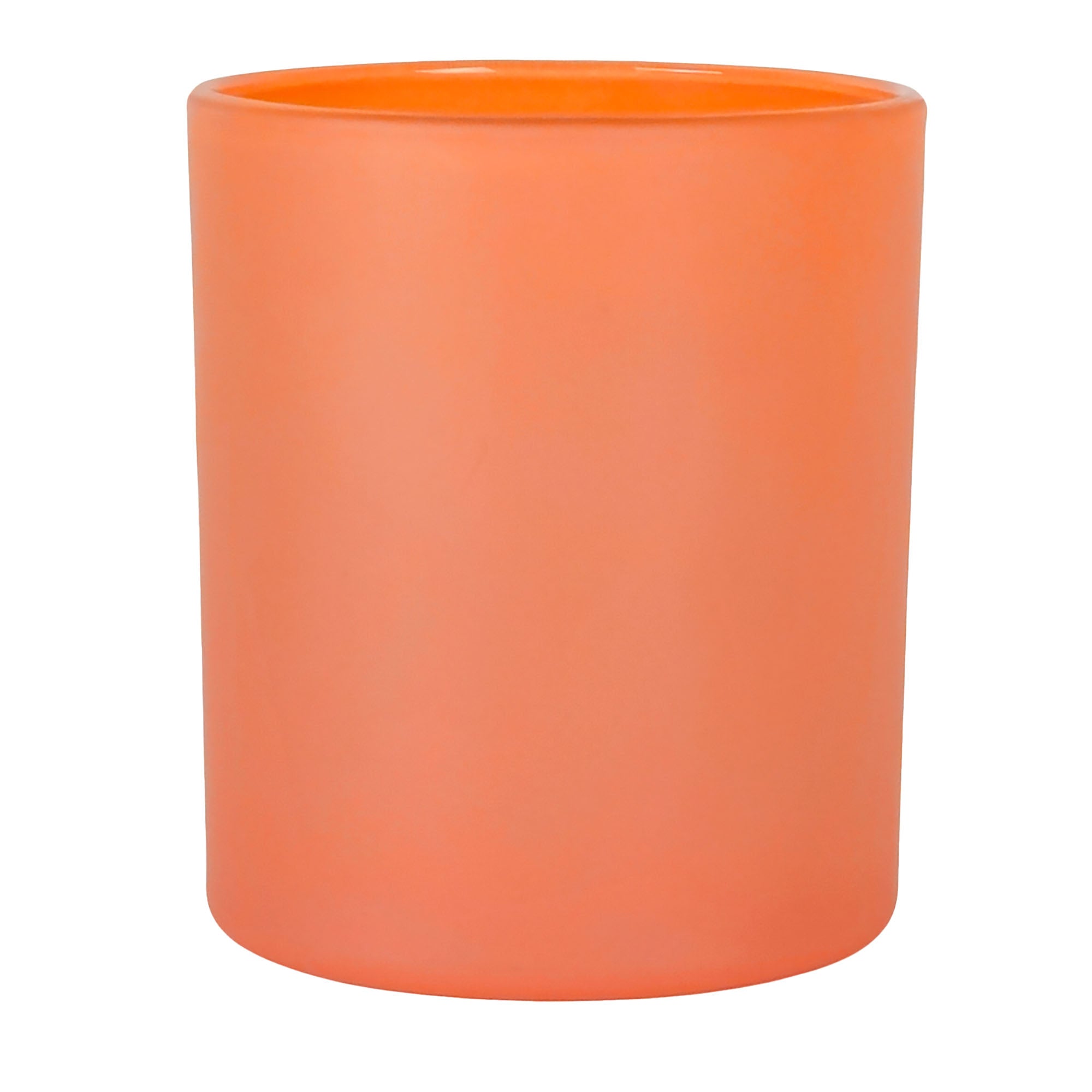 EOL - 450ml - Mónaco Vaso de vidrio para velas - Frasco Terracota Rosa Mate