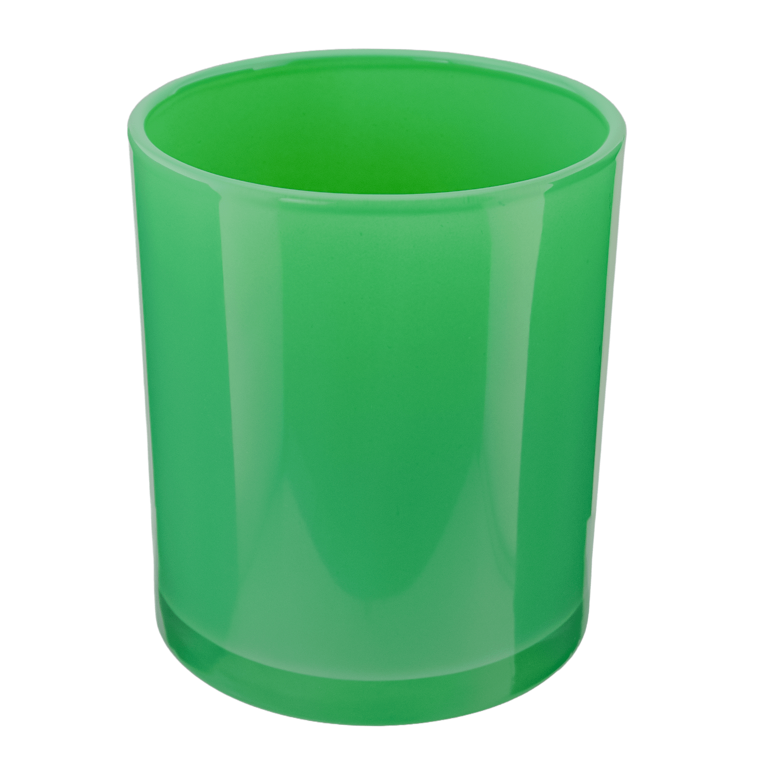 EOL - 450ml - Mónaco Vaso de vidrio para velas - Frasco Verde Brillante