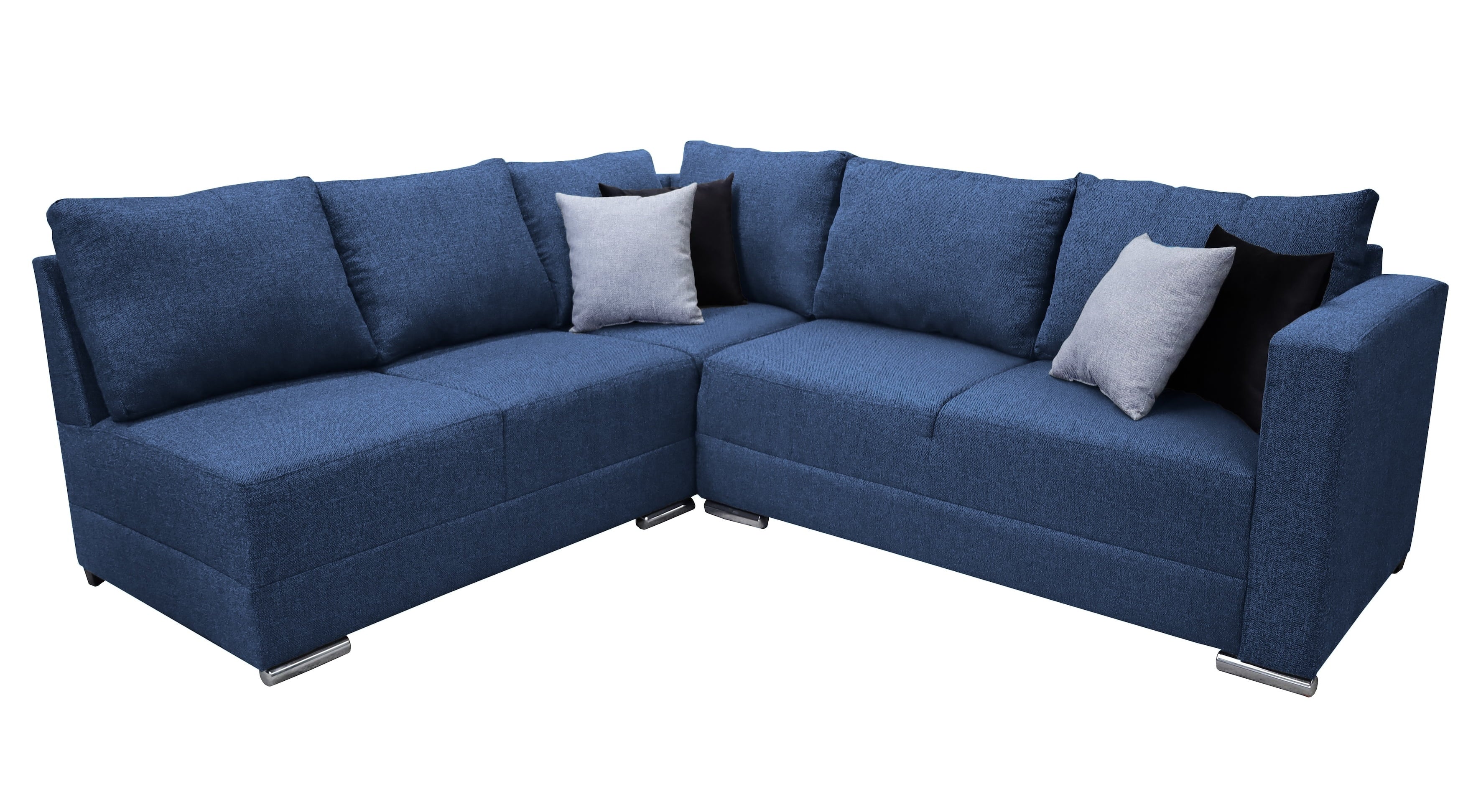 Sala esquinera Tempo 215 x 255 cm Gris Oxford EL BAZAR STORE Sala en esquina