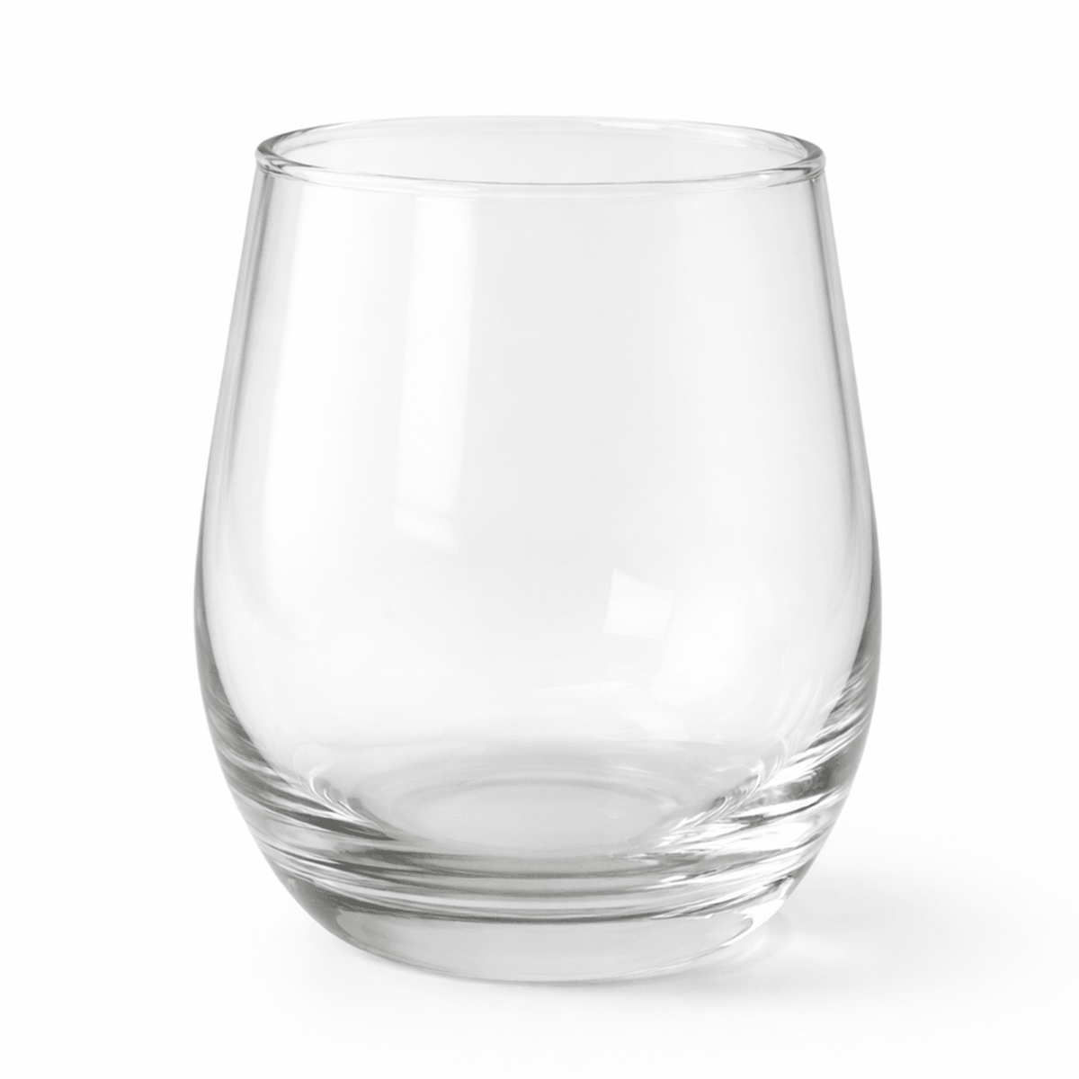 460ml - Mónaco Vaso de vidrio Redondo para velas - Frasco Transparente