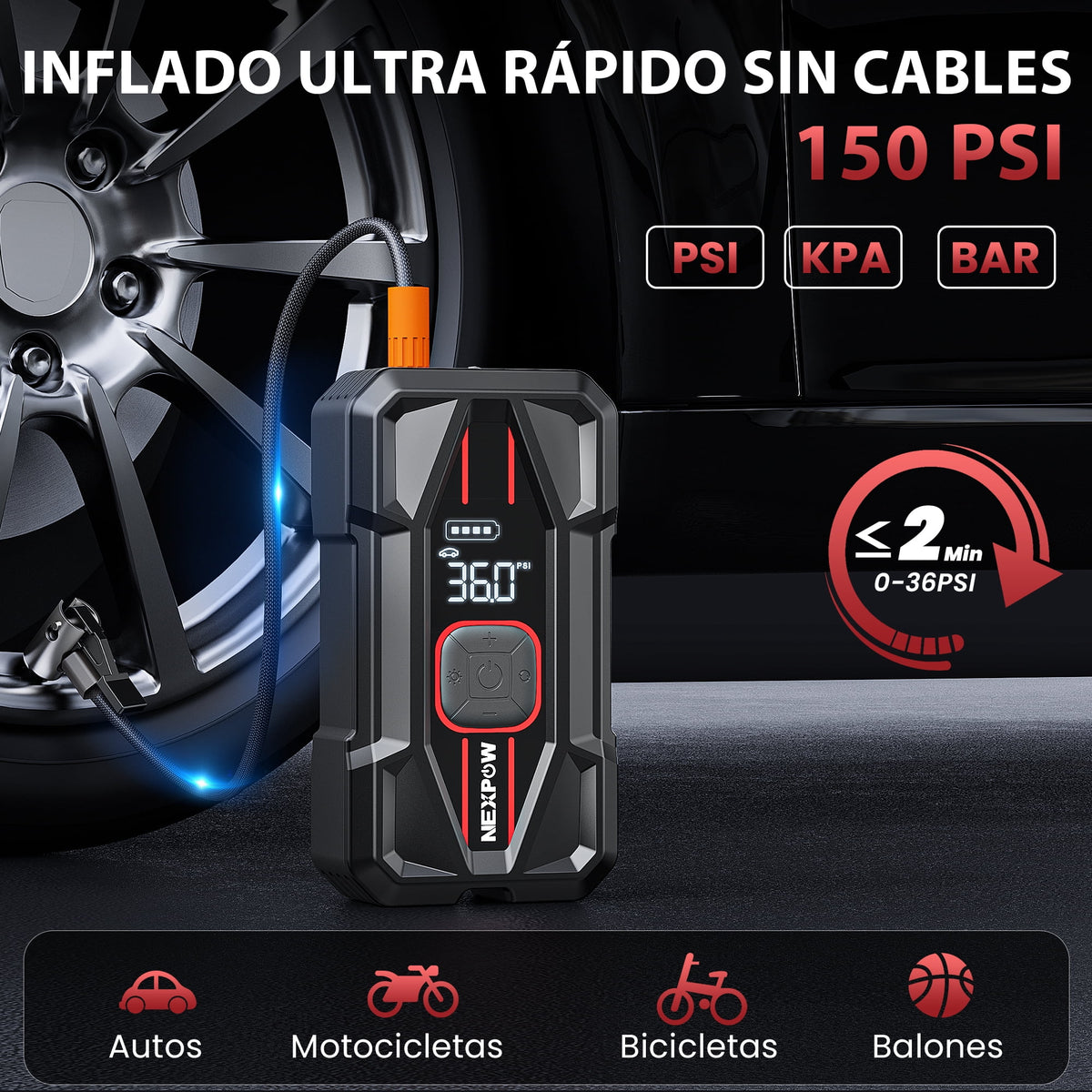 Arrancador de Auto Bateria