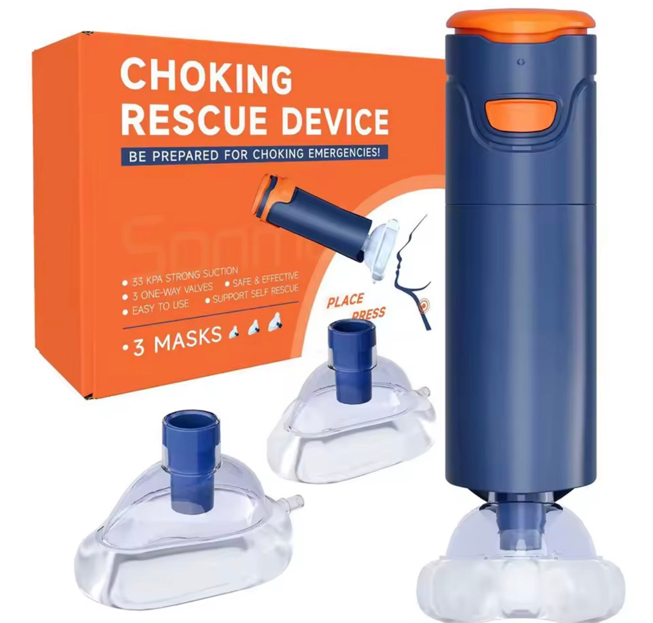 Dispositivo de rescate de asfixia de primeros auxilios automático