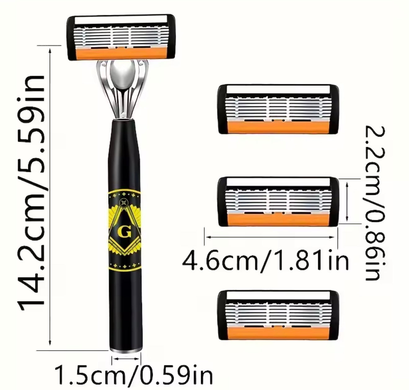 Rastrillo para afeitar 6 hojas 24 piezas