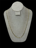 Cadena Crtr 2 mm Oro Laminado 18 K