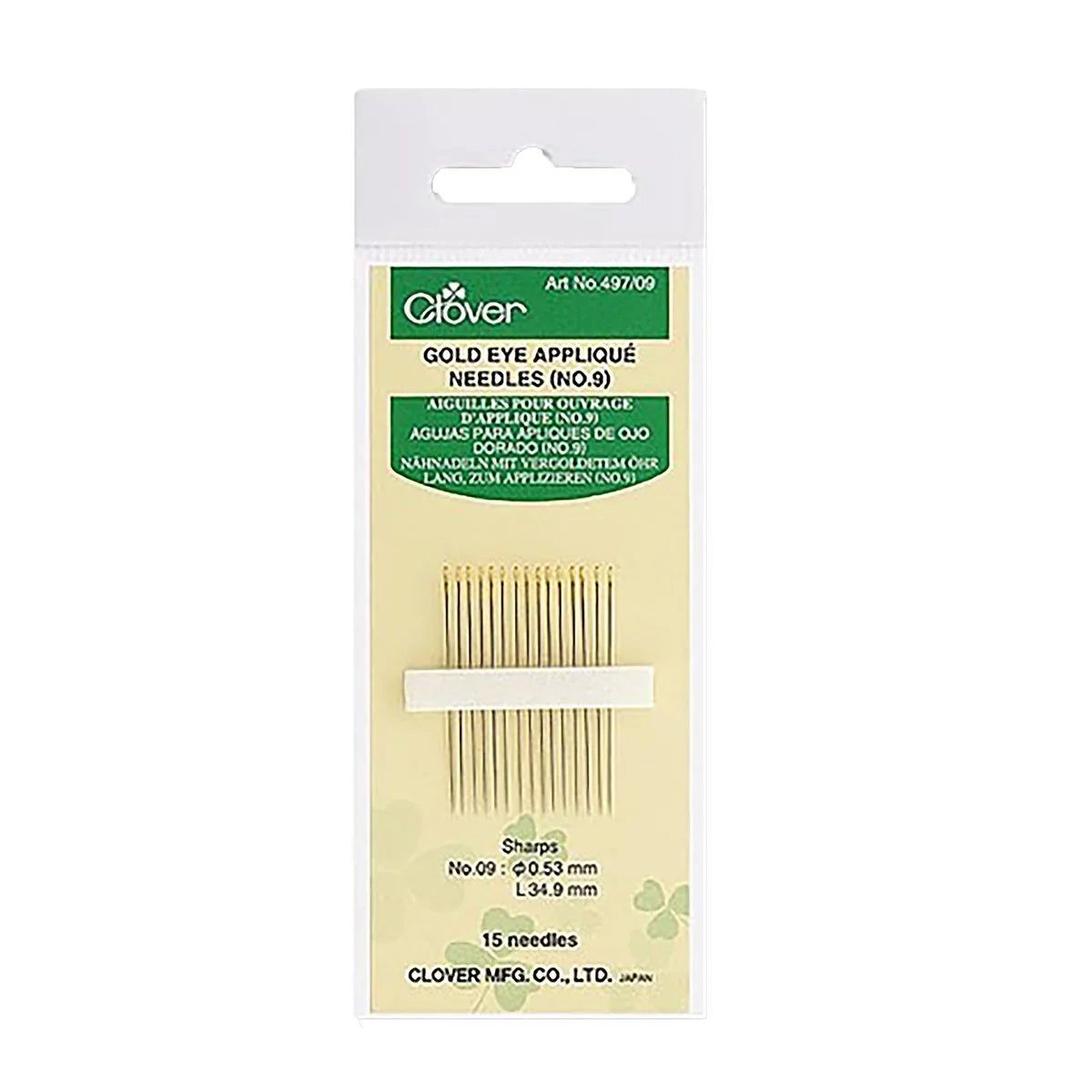 15 Agujas de Ojo Dorado para Patchwork Mediana #9