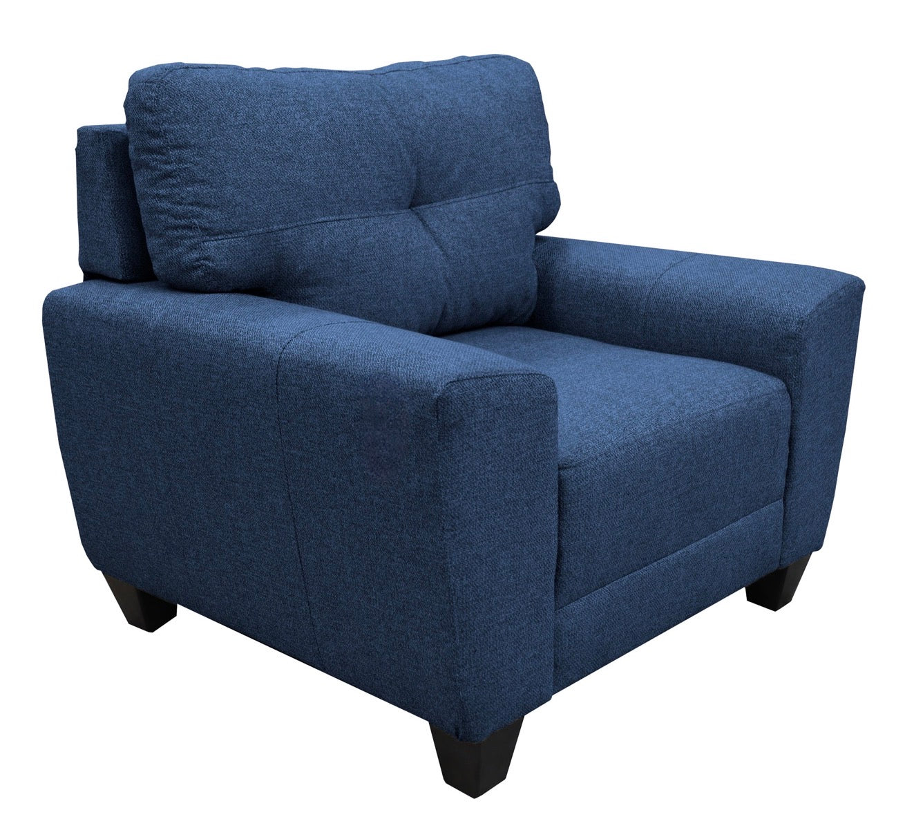 Sala Modular 3-2-1 Sidney Azul Marino – Sofá, Love Seat y Sillón Súper Cómodos