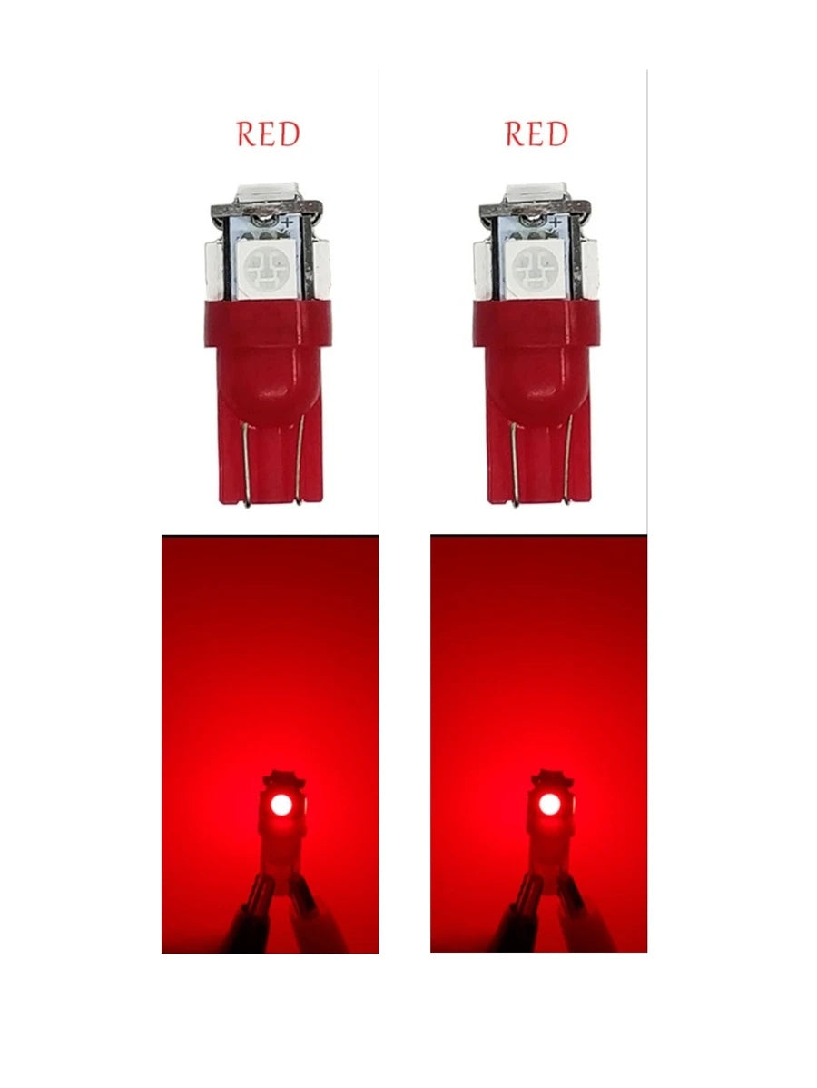 Focos LED T10 tipo pellizco para coche o moto universales