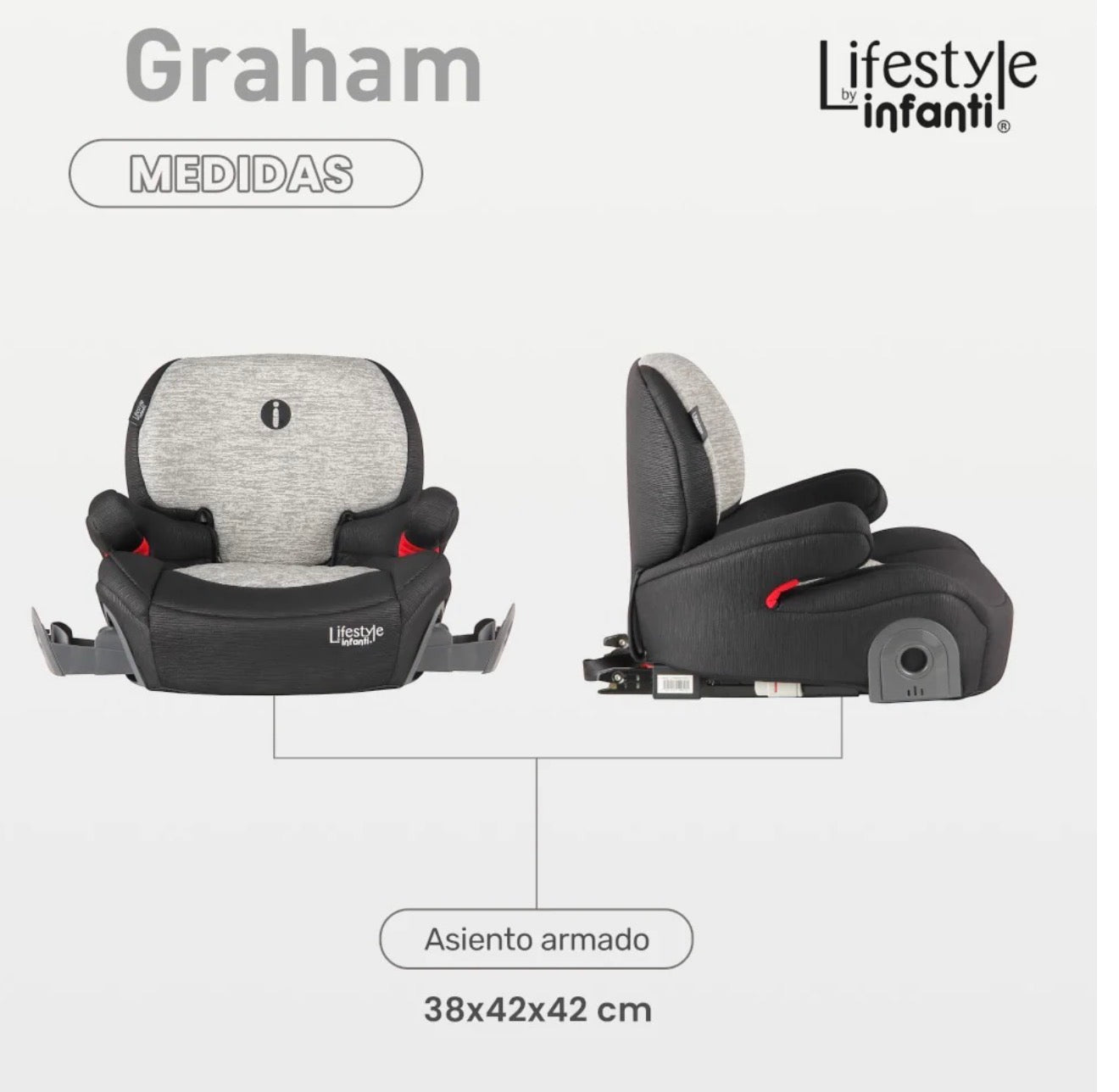 Autoasiento Booster Graham Lifestyle By Infanti