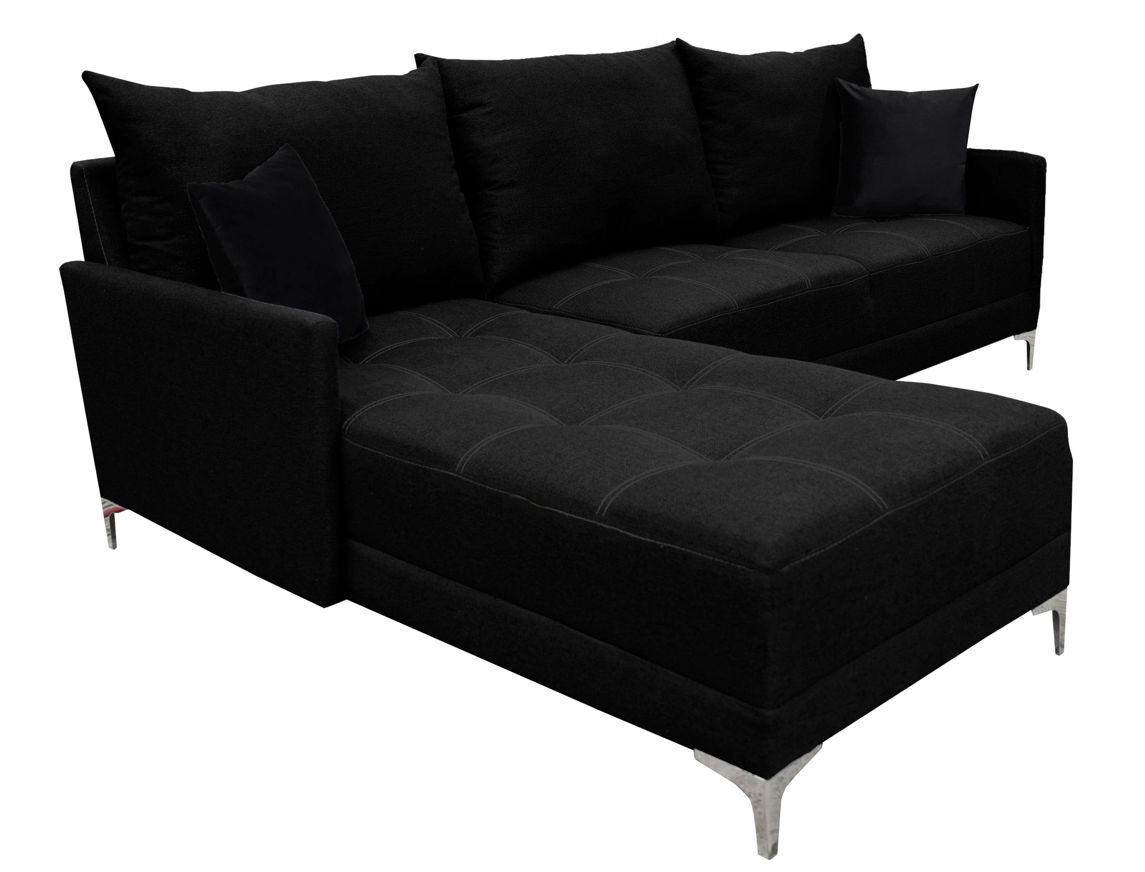 Sala esquinera Caslon, 260x180 cm, Gris Oxford El Bazar Store Moderna abotonada en esquina