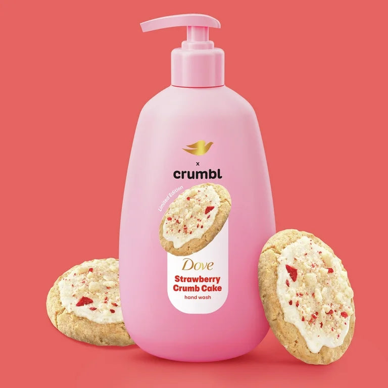 DOVE X CRUMBL STRAWBERRY CRUMB CAKE HAND WASH