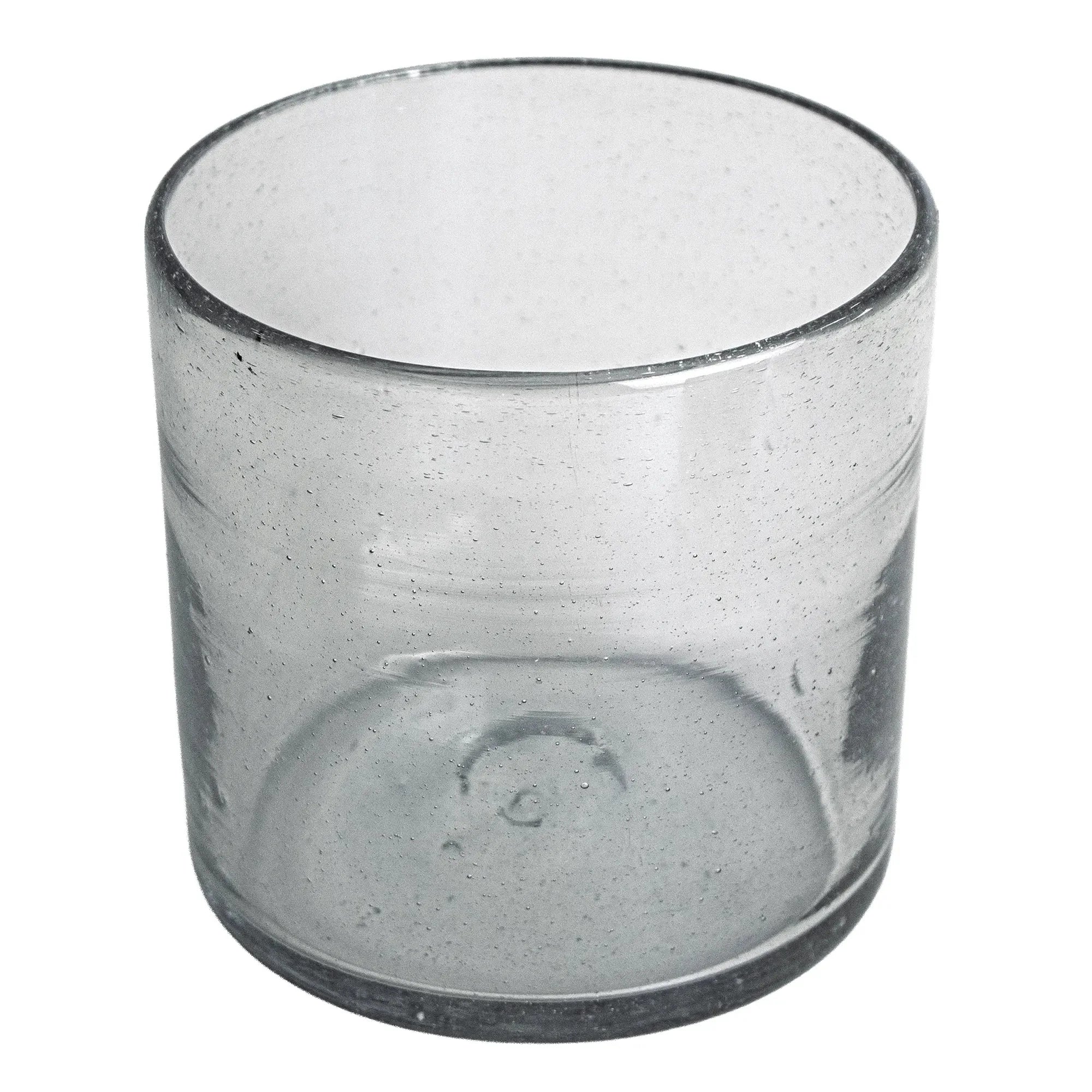 500ml - Florencia Vaso de vidrio soplado artesanal - Frasco Transparente - Hecho a mano
