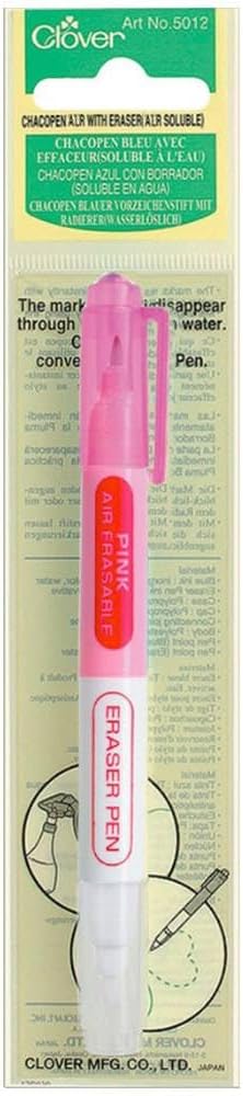 Marcador borrable con aire rosa con borrador Chacopen Clover