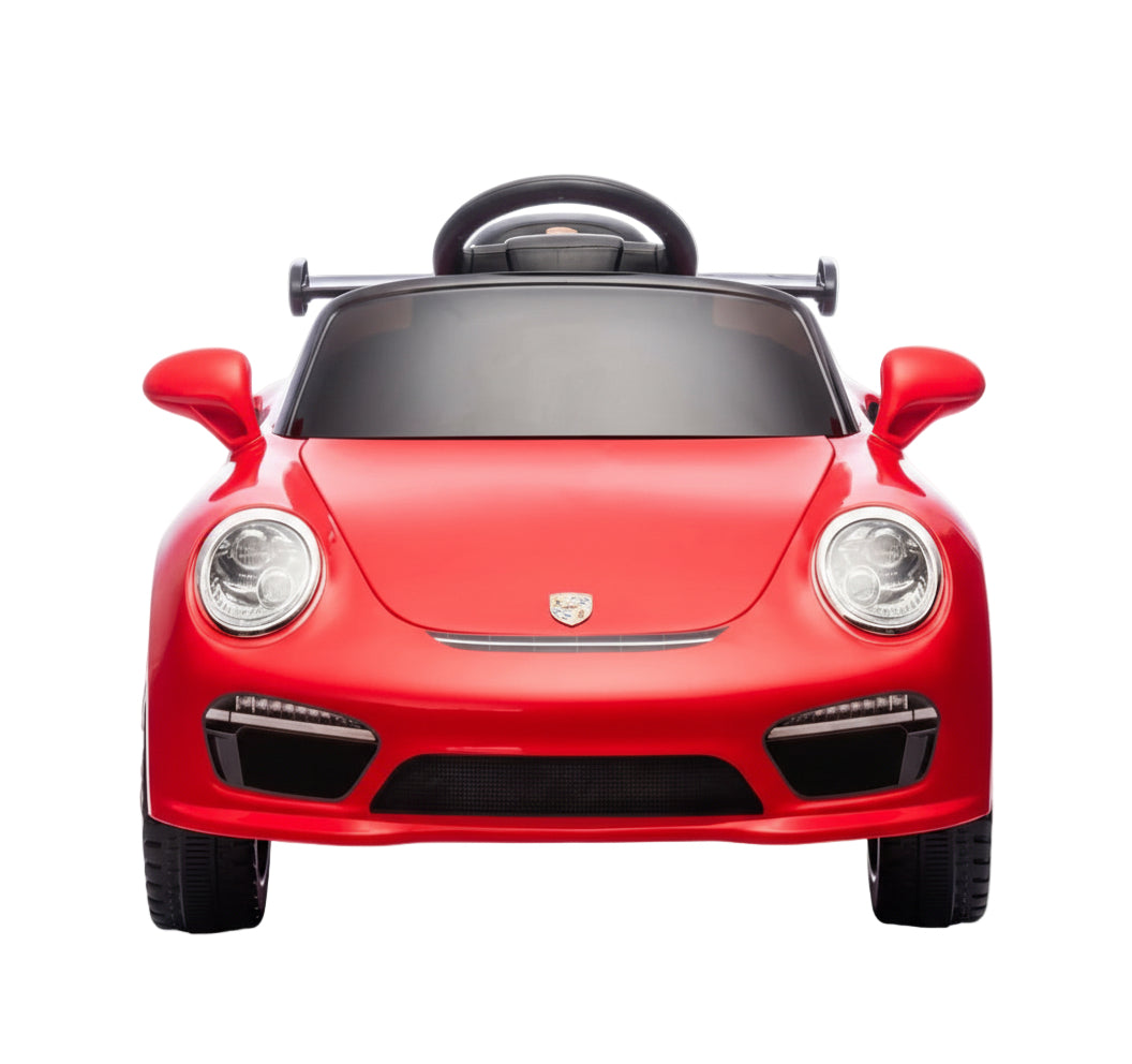 Carro Eléctrico Montable Tipo Deportivo Porsche Con Luces
