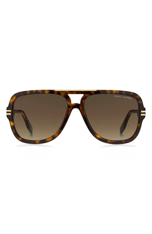 Marc Jacobs: MARC 637/S 0086 HA HVN/BROWN SF