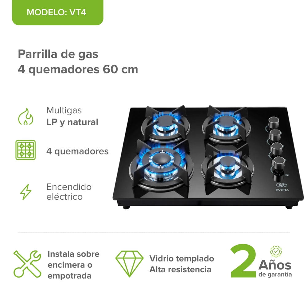 Parrilla de gas
