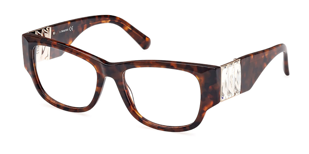 Swarovski: SK5473 52 Dark Havana / Clear Lens