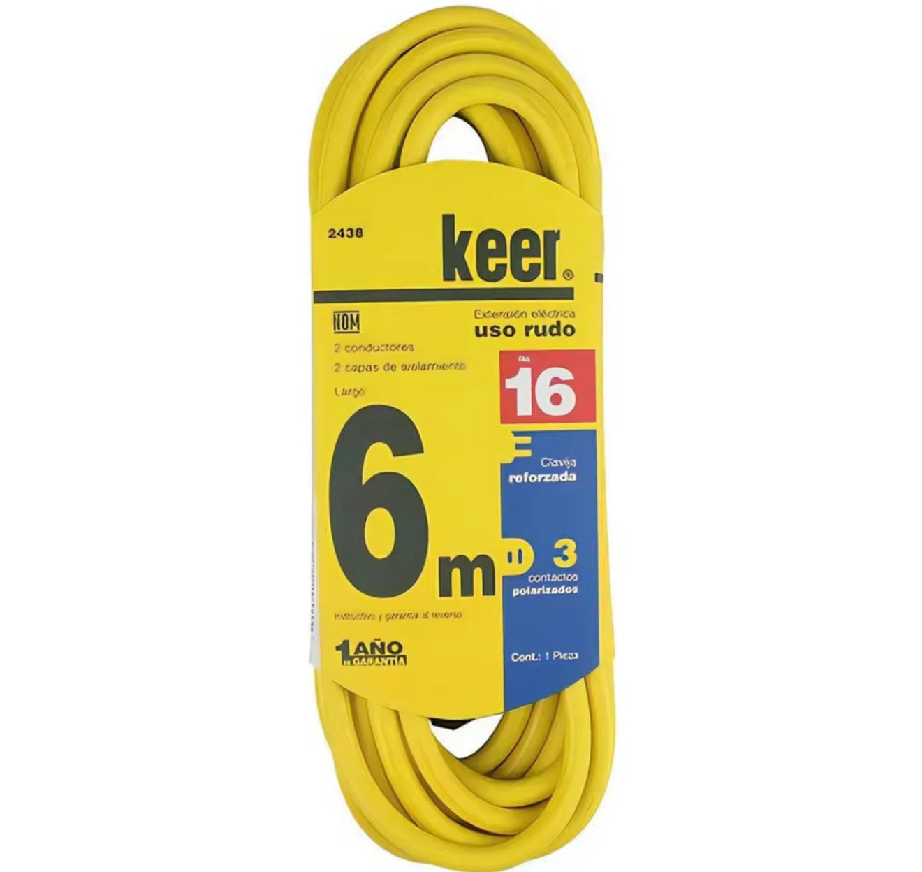 Extensión eléctrica 6 m