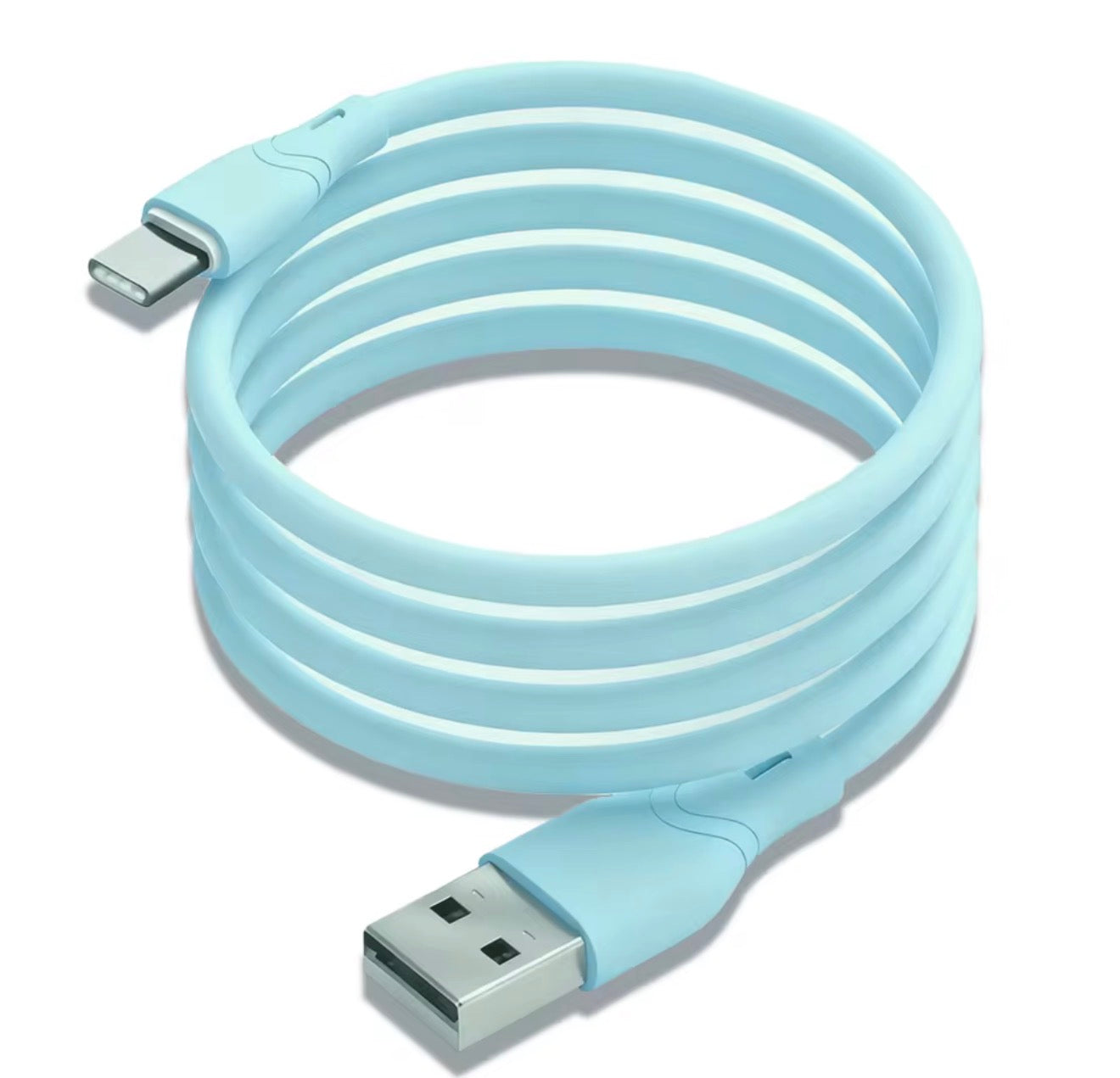 Cable de Datos Verde Oscuro tipo C