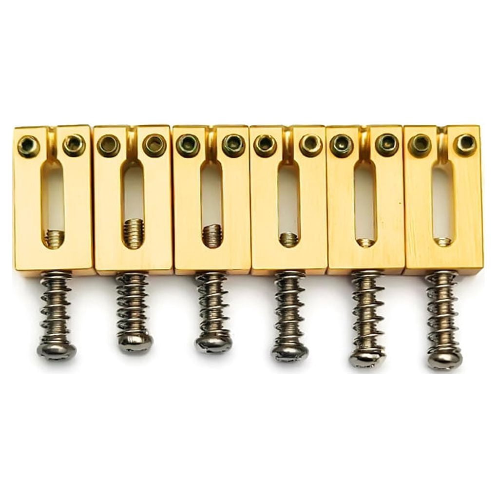 6 piezas de puente de guitarra eléctrica