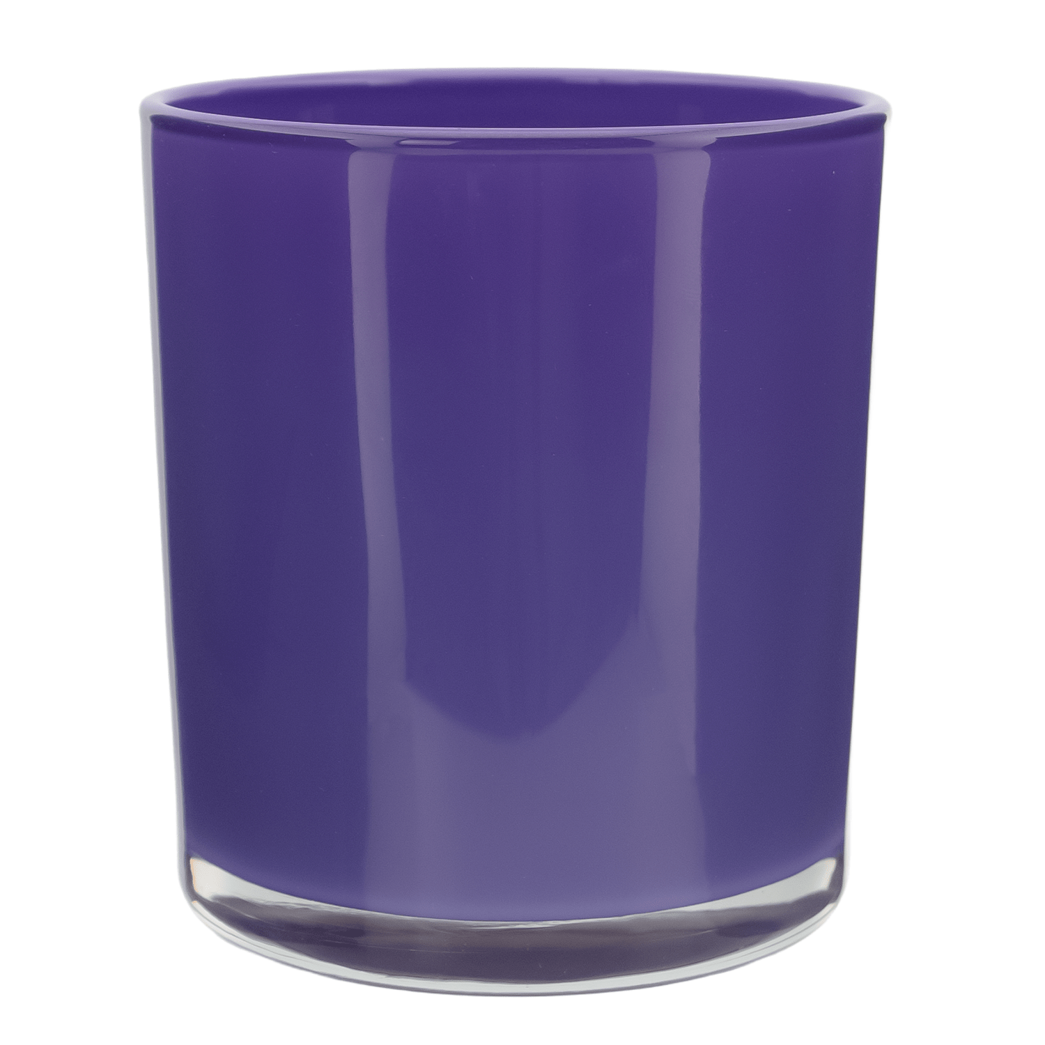EOL - 560ml - Mónaco Vaso de vidrio para velas - Frasco Morado Brillante